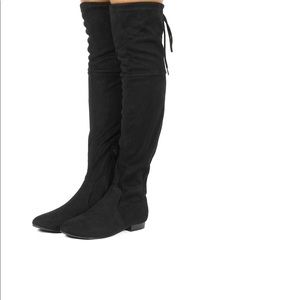 Slouchy over the knee boots
